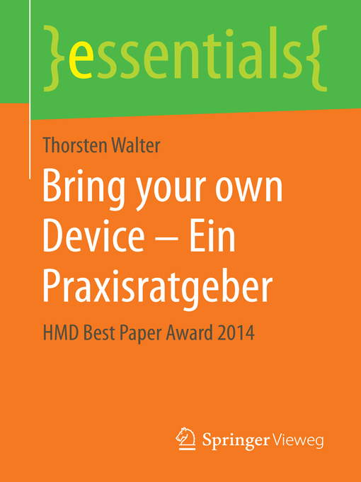 Title details for Bring your own Device – Ein Praxisratgeber by Thorsten Walter - Available